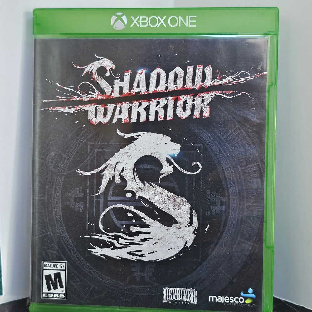 Shadow Warrior Xbox One Video Game‎ Majesco Devolver Digital 2014 Physical Disc